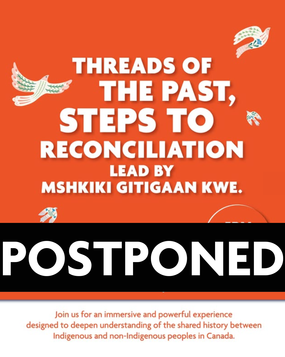Threads POSTPONED